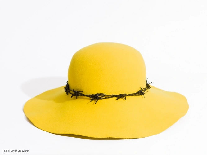 Chapeau Capeline jaune