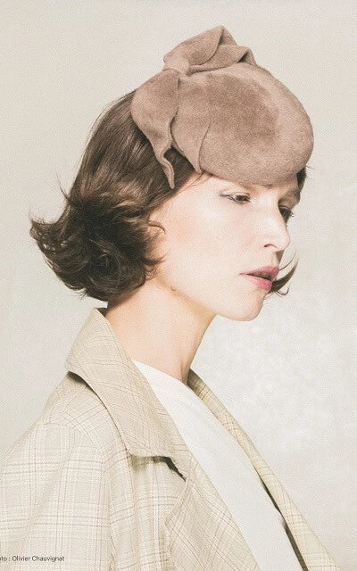 Chapeau Bibi marron Femme Daisy