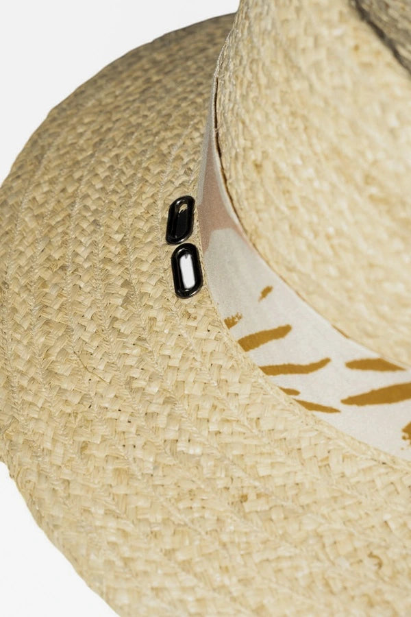 Chapeau Fedora femme en raphia