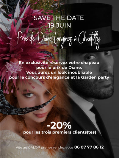 Save the date  19 juin  Prix de Diane à Chantilly