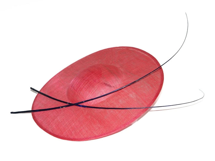 saucer en sisal framboise