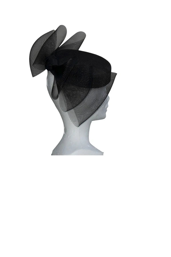 Bibi tambourin en sisal noir