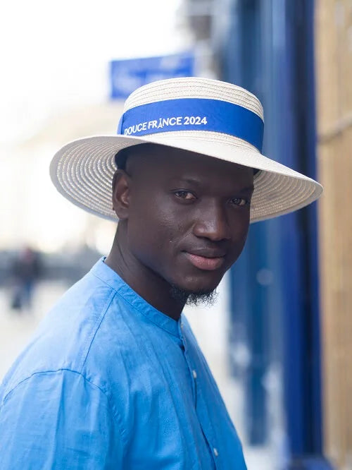 Men's Olympic Boater Hat Douce France