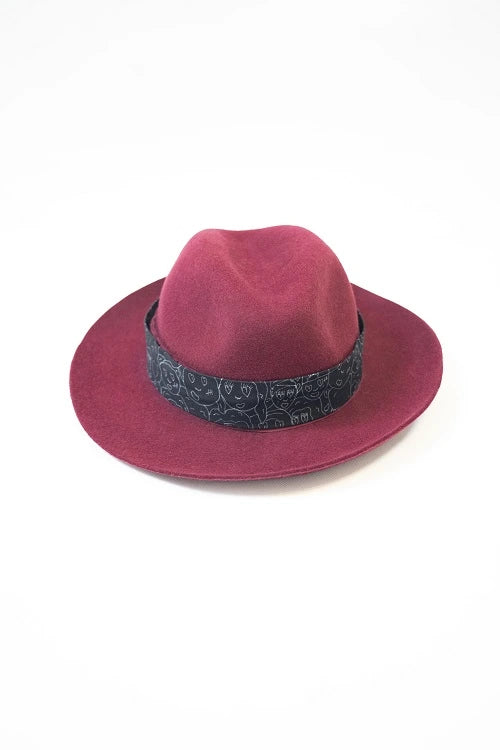 Chapeau grafity forme trilby