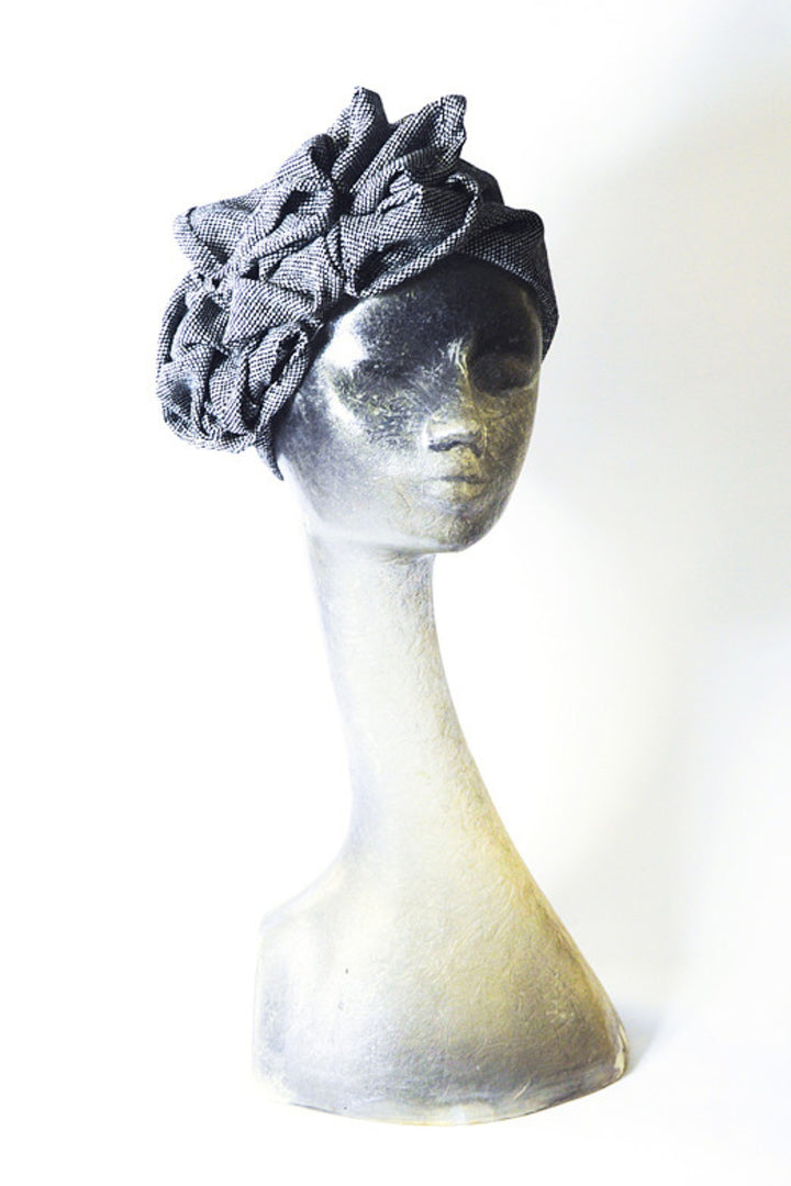 ARLETTY tweed turban